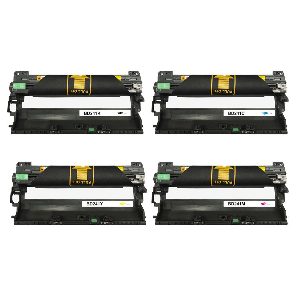 Cartouche de toner Compatible Brother DR-241CL C/K/M/Y KCMY:15000pages - KERA FRANCE Cartouche de toner Compatible Brother DR-241CL C/K/M/Y KCMY:15000pages - KERA FRANCE